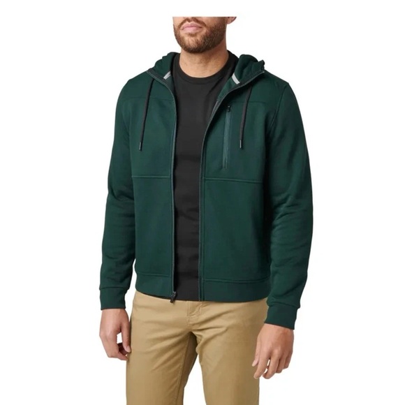 5.11 Tactical Men's Arms Full Zip JacketBlackSize XLGreen